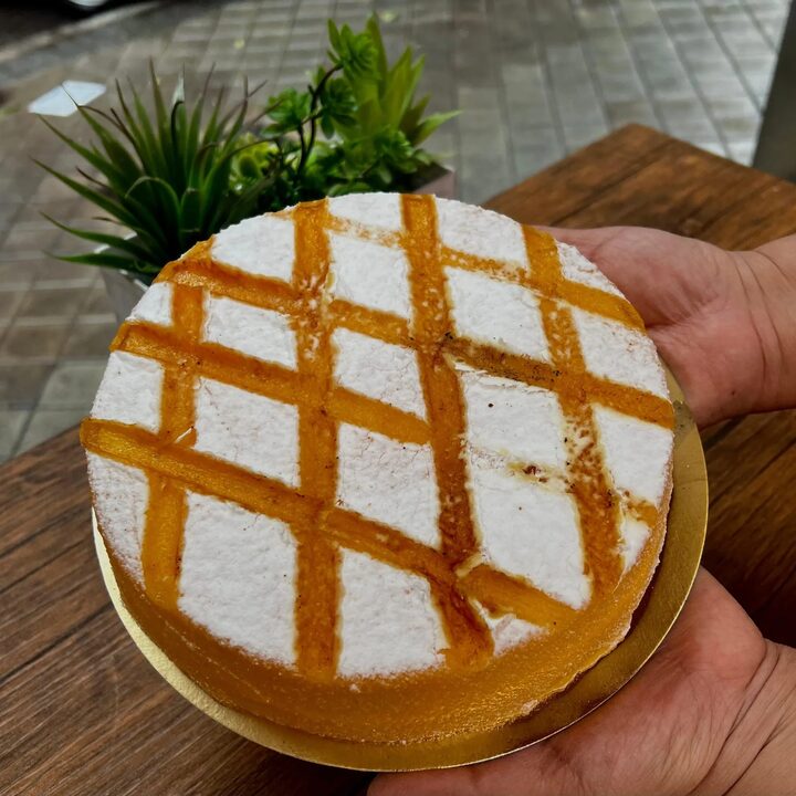 Tarta de yema tostada de La Palmerita de Morata